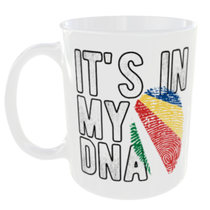 Seychelles - It's in my DNA Flag - Finger Print Mug