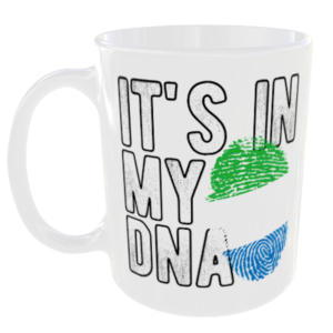 Sierra Leone - It's in my DNA Flag - Finger Print Mug