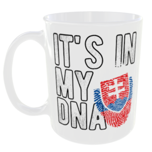 Slovakia - It's in my DNA Flag - Finger Print Mug