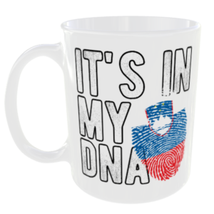Slovenia - It's in my DNA Flag - Finger Print Mug