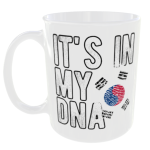 South Korea - It's in my DNA Flag - Finger Print Mug