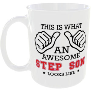 This is what an awesome Step Son looks like - gift mug