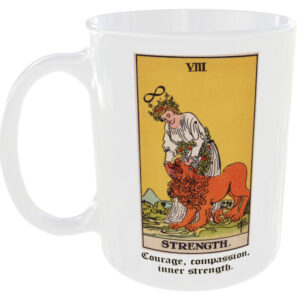 Strength Major Acana Tarot Card Mug