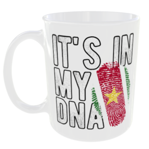 Suriname - It's in my DNA Flag - Finger Print Mug