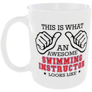 This is what an awesome Swimming Instructor looks like - gift mug