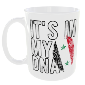 Syria - It's in my DNA Flag - Finger Print Mug