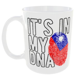 Taiwan - It's in my DNA Flag - Finger Print Mug