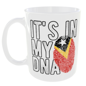 Timor-Leste - It's in my DNA Flag - Finger Print Mug