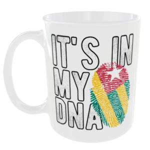 Togo - It's in my DNA Flag - Finger Print Mug