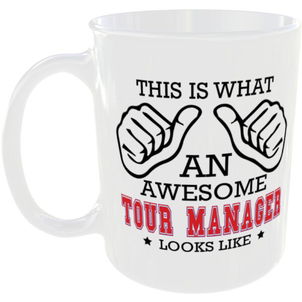 This is what an awesome Tour Manager looks like - gift mug