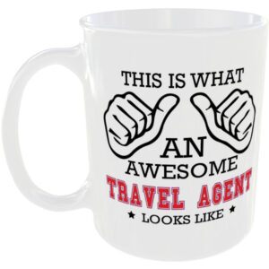 This is what an awesome Travel Agent looks like - gift mug