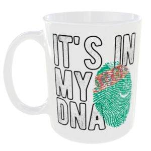Turkmenistan - It's in my DNA Flag - Finger Print Mug