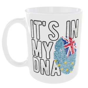 Tuvalu - It's in my DNA Flag - Finger Print Mug