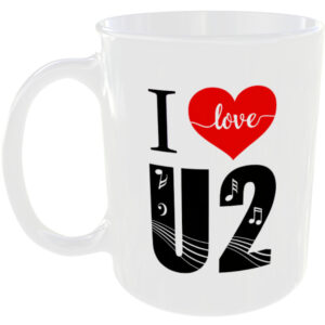 I Love U2 - Music Mug
