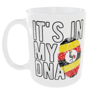 Uganda - It's in my DNA Flag - Finger Print Mug