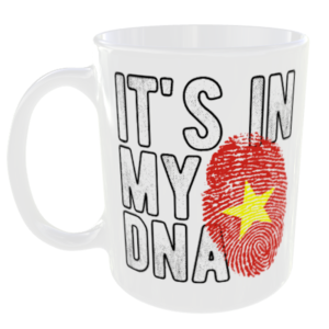 Vietnam - It's in my DNA Flag - Finger Print Mug