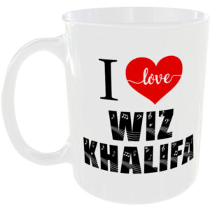 I Love Wiz Khalifa - Music Mug