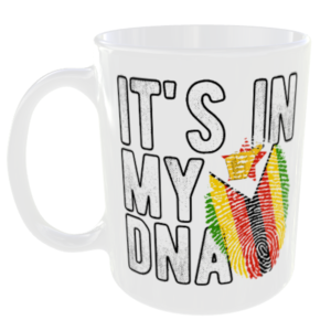 Zimbabwe - It's in my DNA Flag - Finger Print Mug