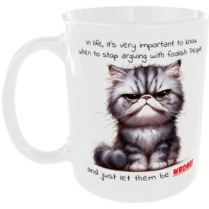 In life foolish people wrong - Funny Mug