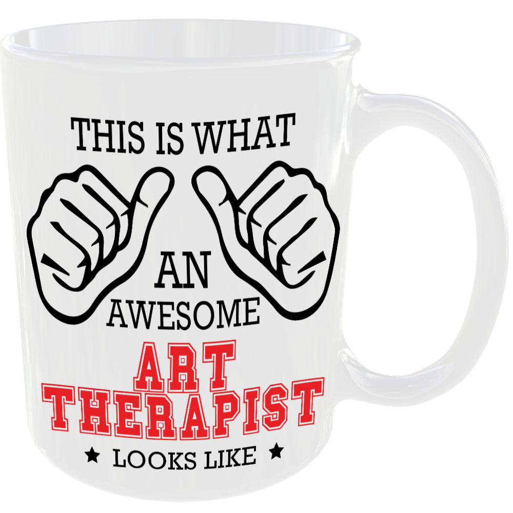 This is what an awesome Art Therapist looks like - gift mug - Image 2