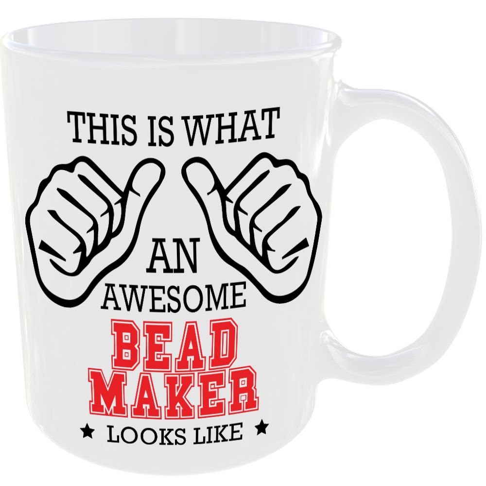 This is what an awesome Bead Maker looks like - gift mug - Image 2