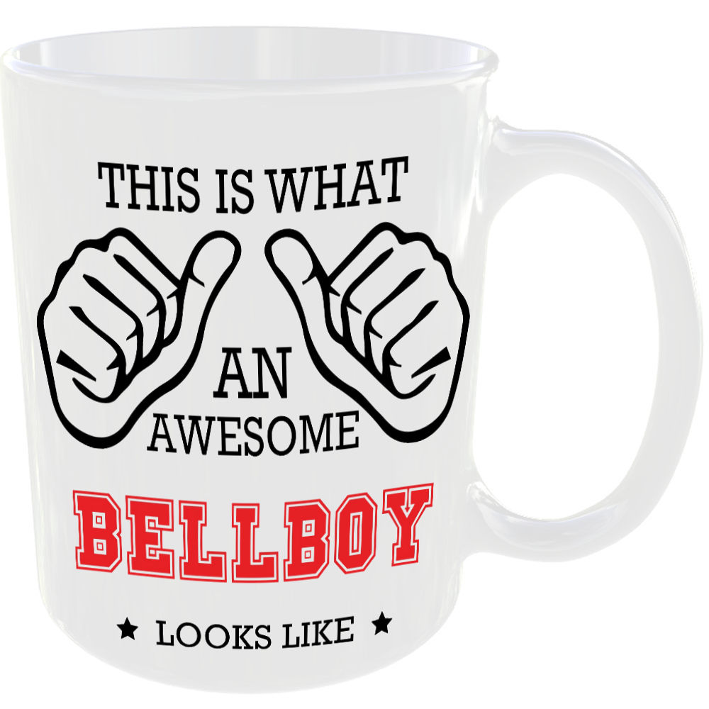 This is what an awesome Bellboy looks like - gift mug - Image 2