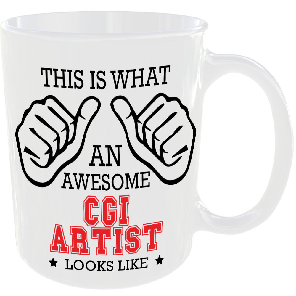 This is what an awesome CGI Artist looks like - gift mug - Image 2