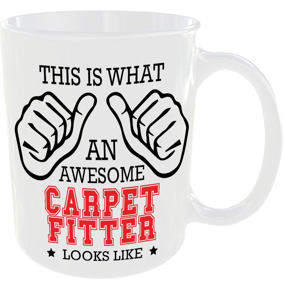 This is what an awesome Carpet Fitter looks like - gift mug - Image 2