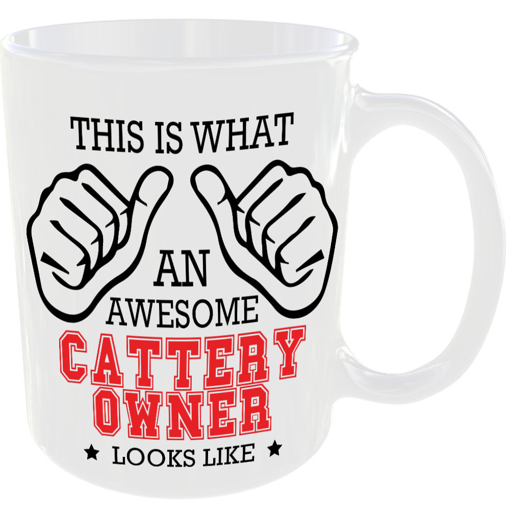 This is what an awesome Cattery Owner looks like - gift mug - Image 2