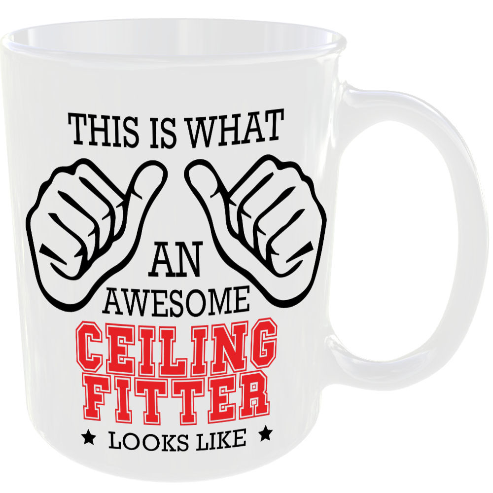 This is what an awesome Ceiling Fitter looks like - gift mug - Image 2