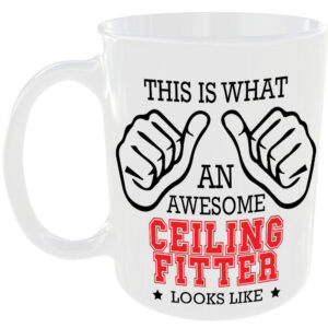 This is what an awesome Ceiling Fitter looks like - gift mug