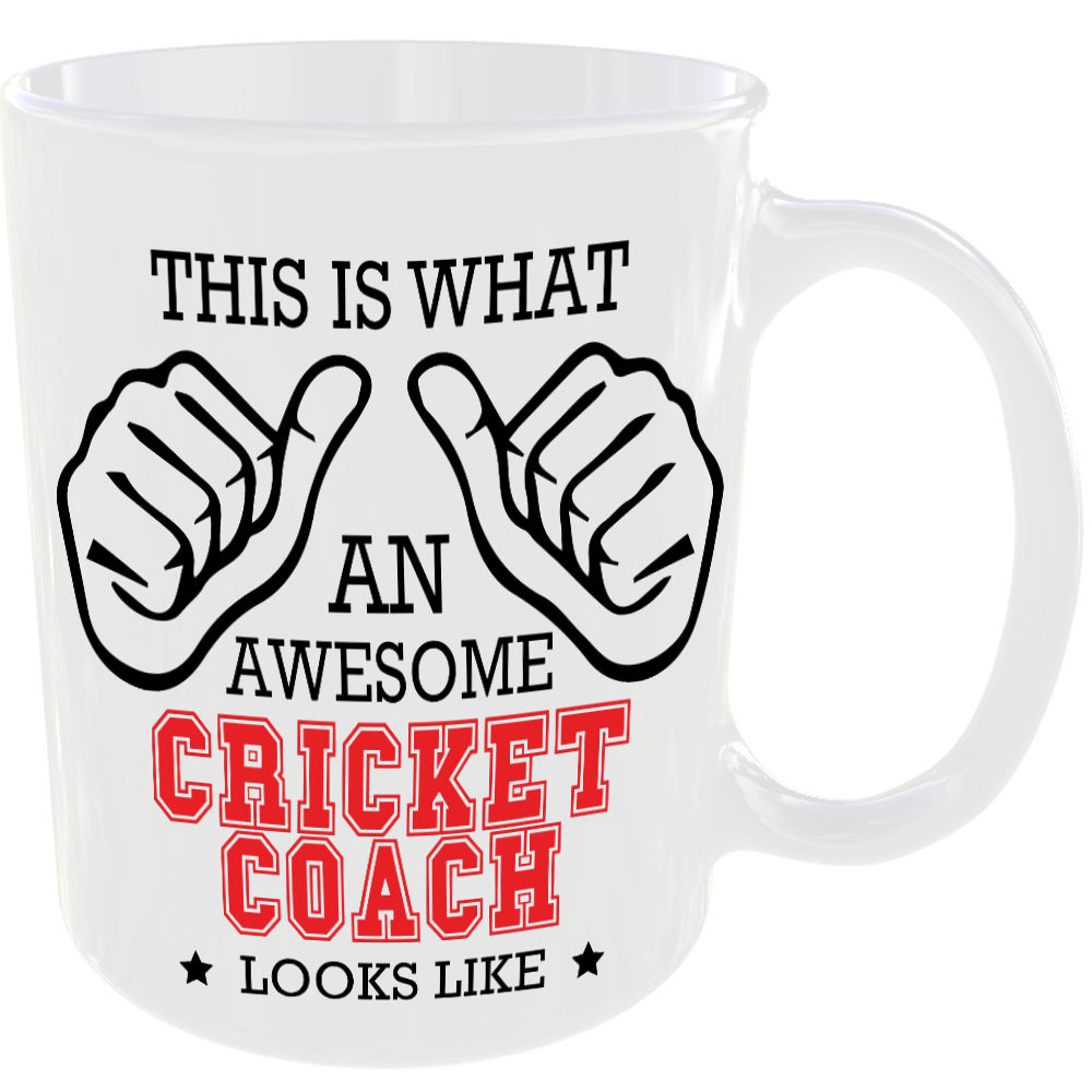 This is what an awesome Cricket Coach looks like - gift mug - Image 2