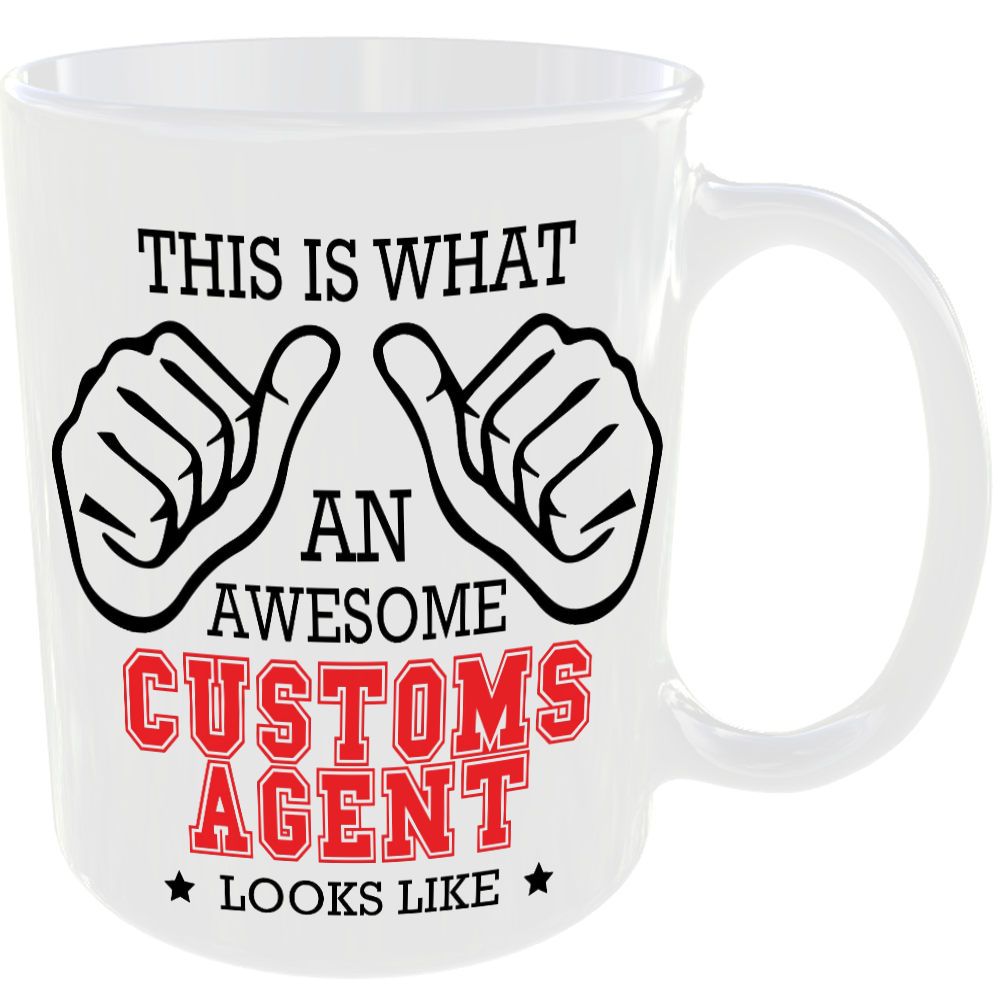 This is what an awesome Customs Agent looks like - gift mug - Image 2