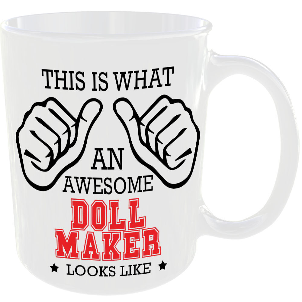 This is what an awesome Doll Maker looks like - gift mug - Image 2