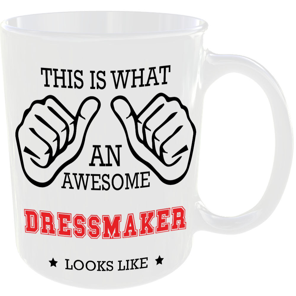 This is what an awesome Dressmaker looks like - gift mug - Image 2