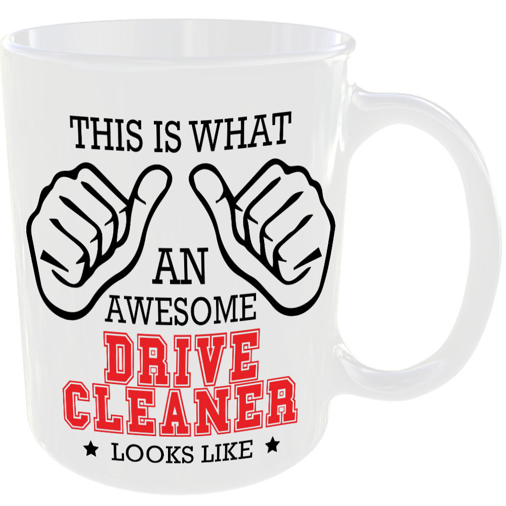 This is what an awesome Drive Cleaner looks like - gift mug - Image 2