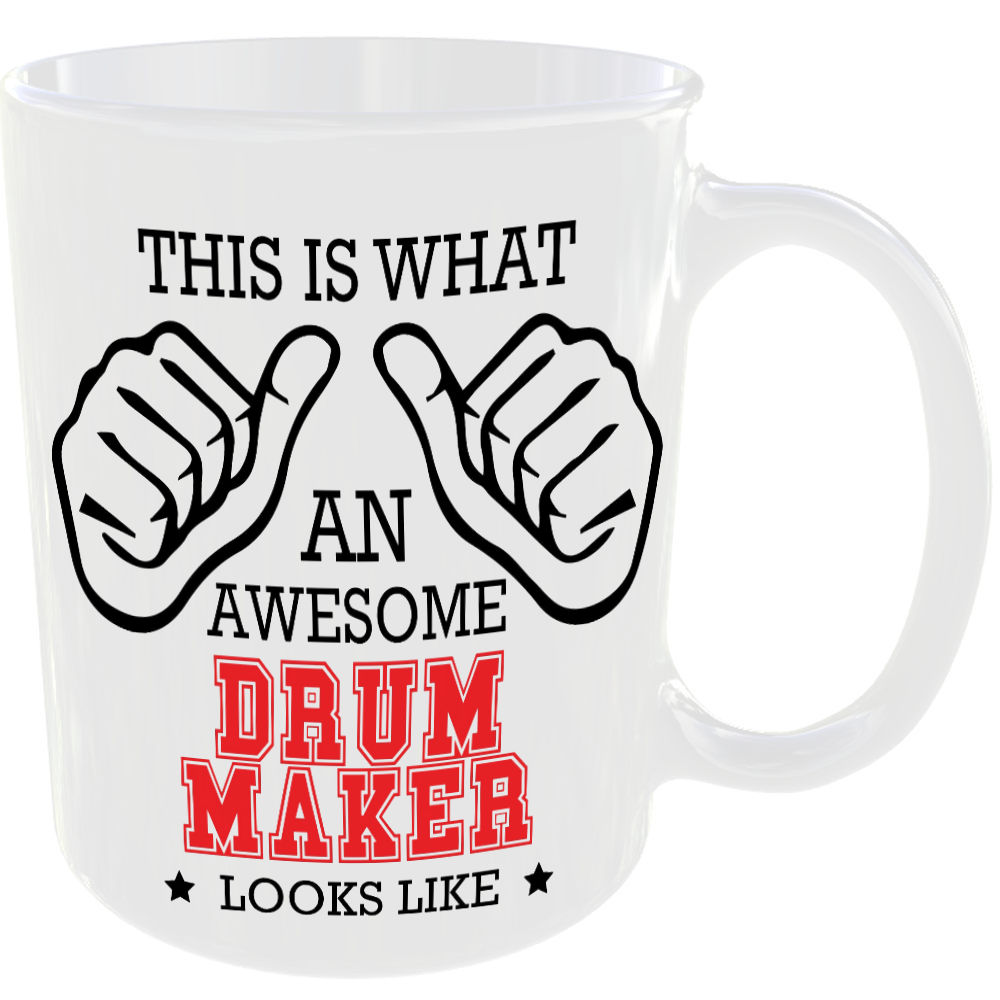 This is what an awesome Drum Maker looks like - gift mug - Image 2