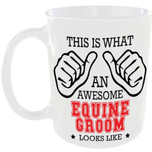 This is what an awesome Equine Groom looks like - gift mug