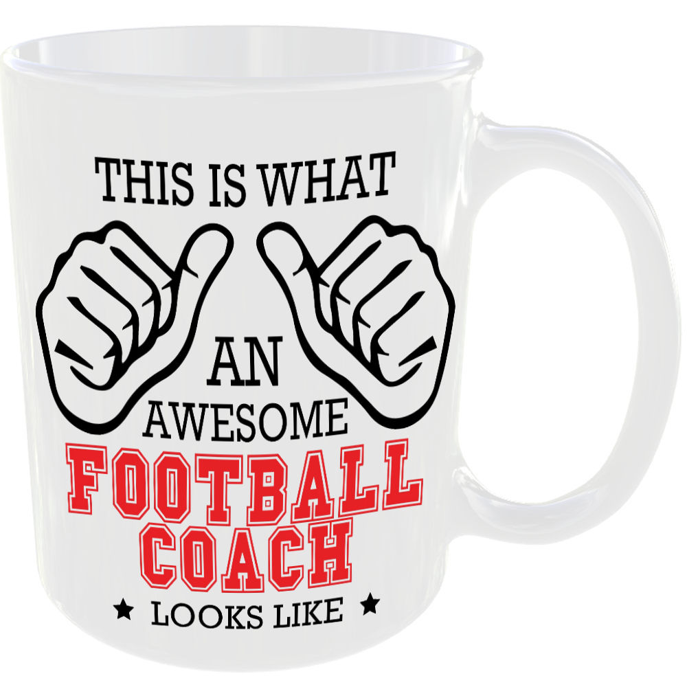 This is what an awesome Football Coach looks like - gift mug - Image 2