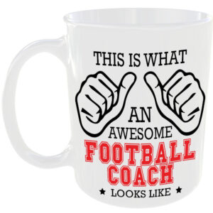 This is what an awesome Football Coach looks like - gift mug