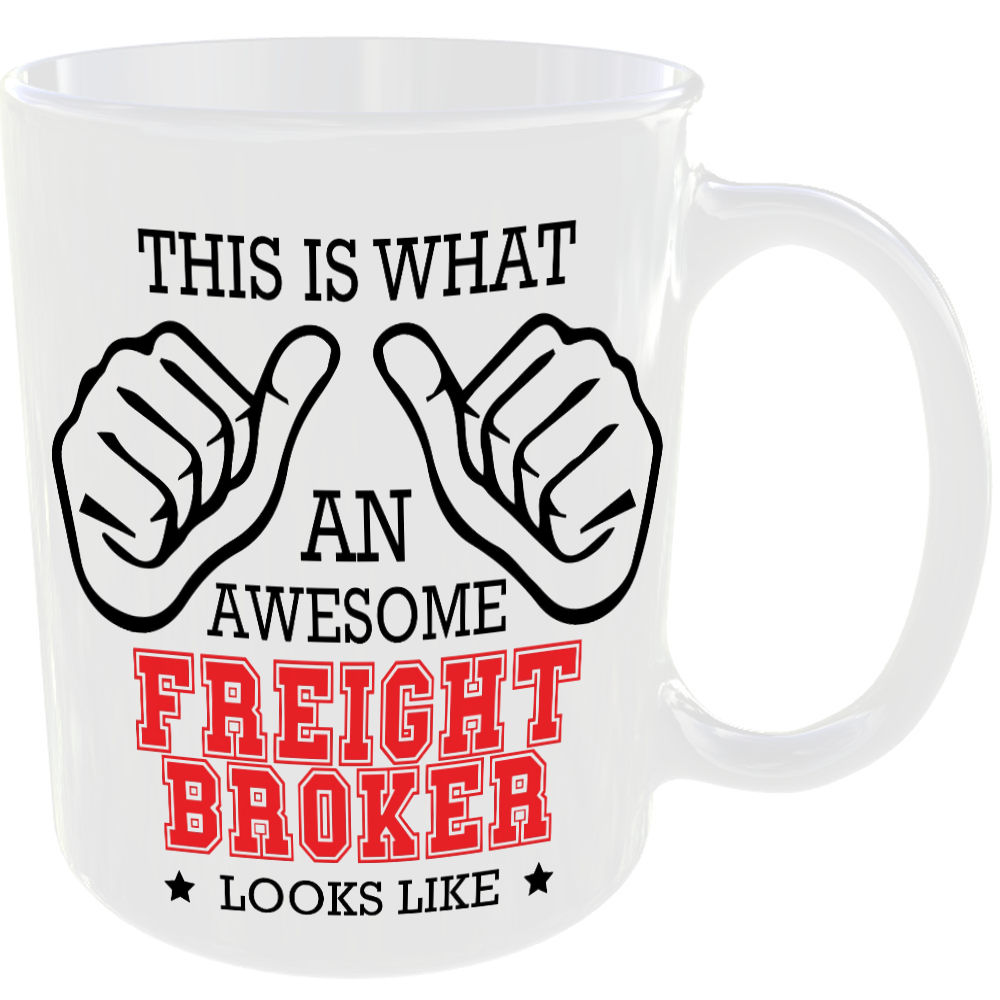 This is what an awesome Freight Broker looks like - gift mug - Image 2