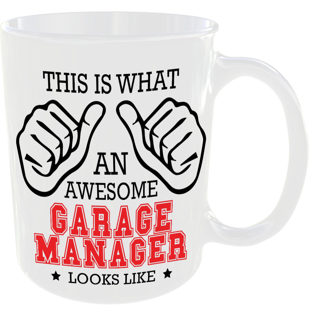 This is what an awesome Garage Manager looks like - gift mug - Image 2