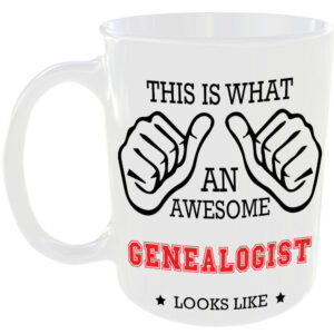 This is what an awesome Genealogist looks like - gift mug