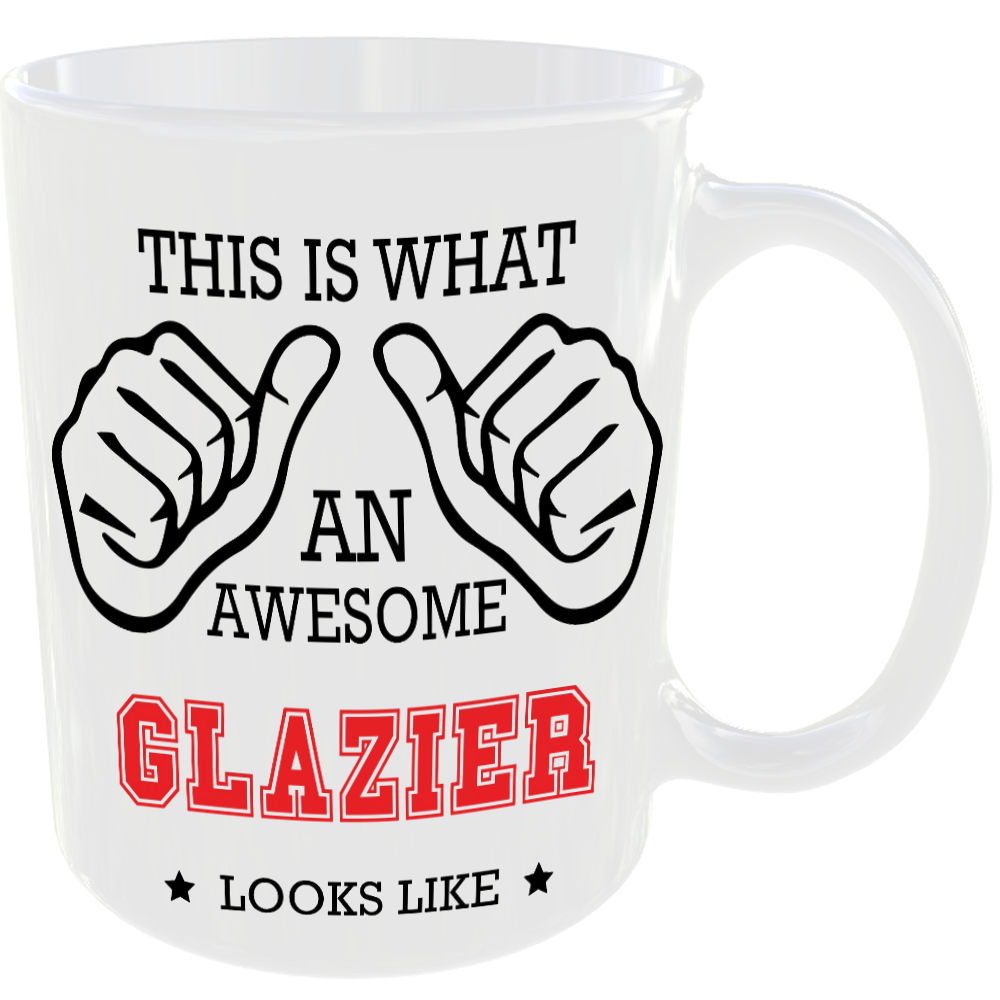 This is what an awesome Glazier looks like - gift mug - Image 2