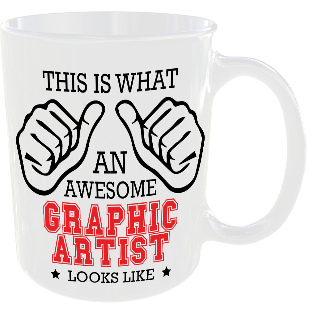 This is what an awesome Graphic Artist looks like - gift mug - Image 2