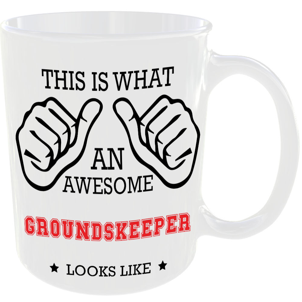 This is what an awesome Groundskeeper looks like - gift mug - Image 2