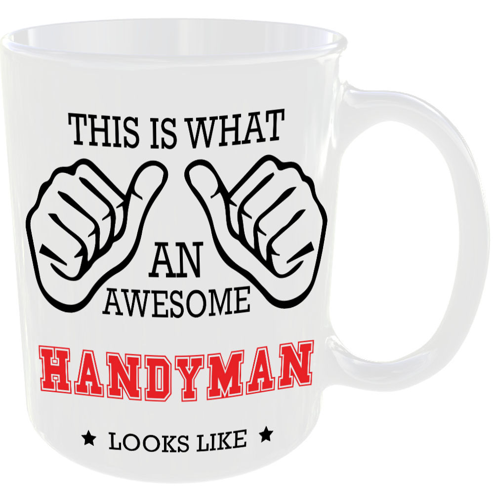This is what an awesome Handyman looks like - gift mug - Image 2