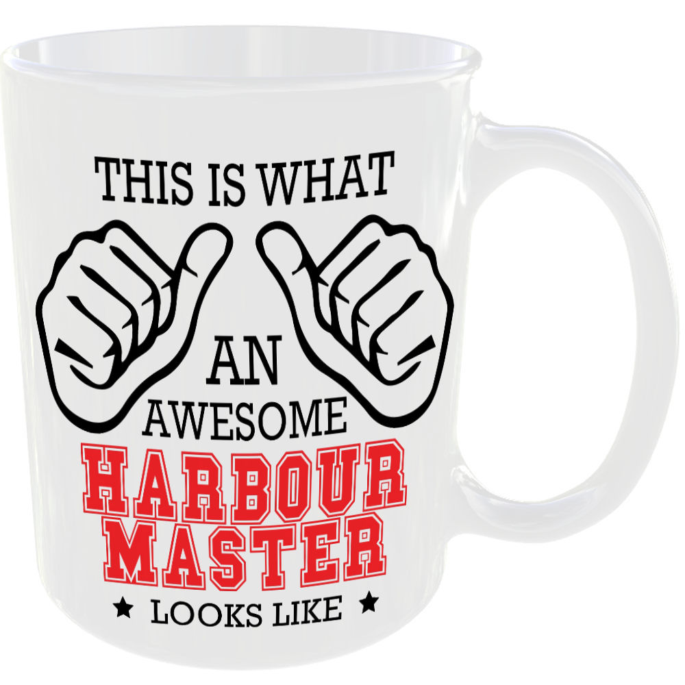 This is what an awesome Harbour Master looks like - gift mug - Image 2