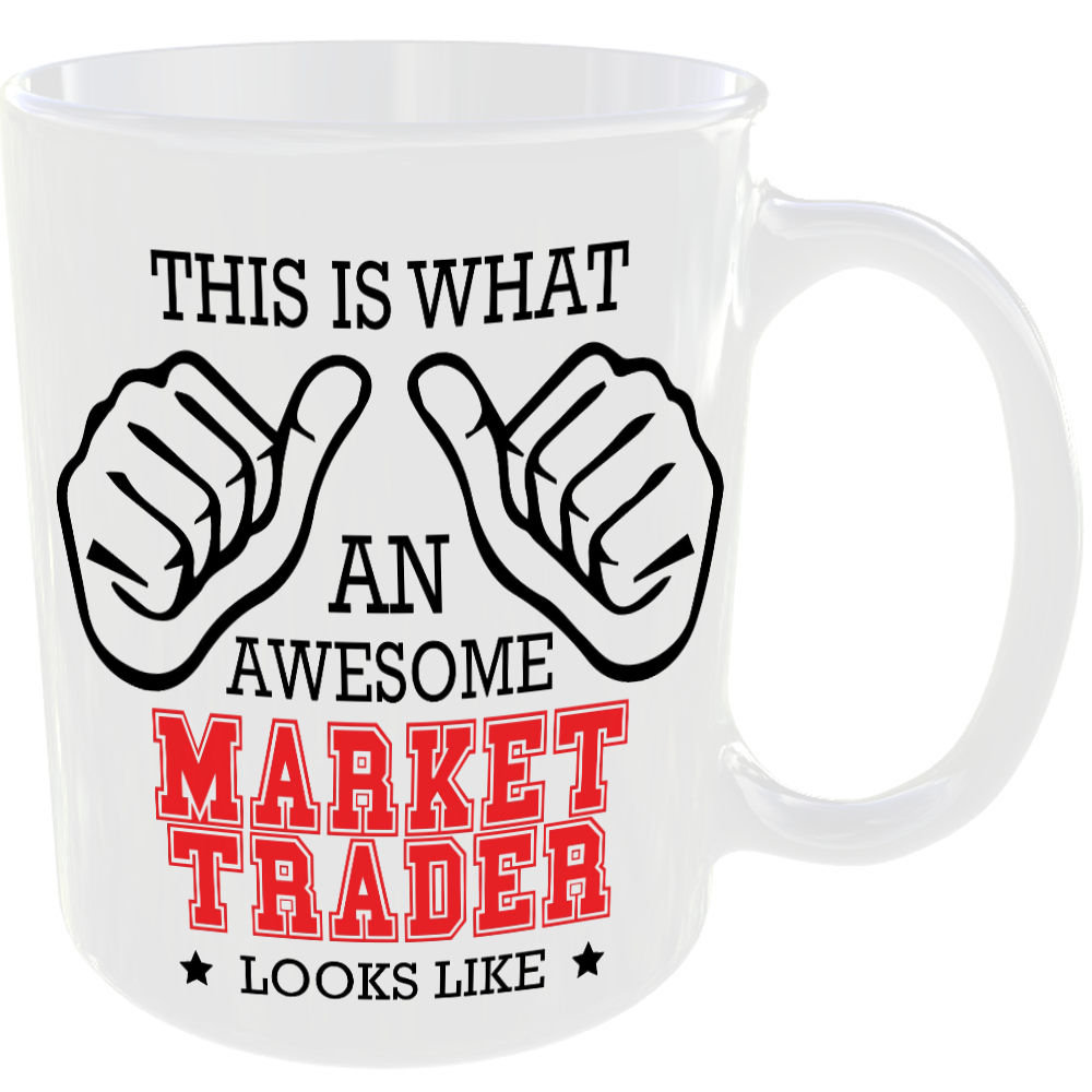 This is what an awesome Market Trader looks like - gift mug - Image 2