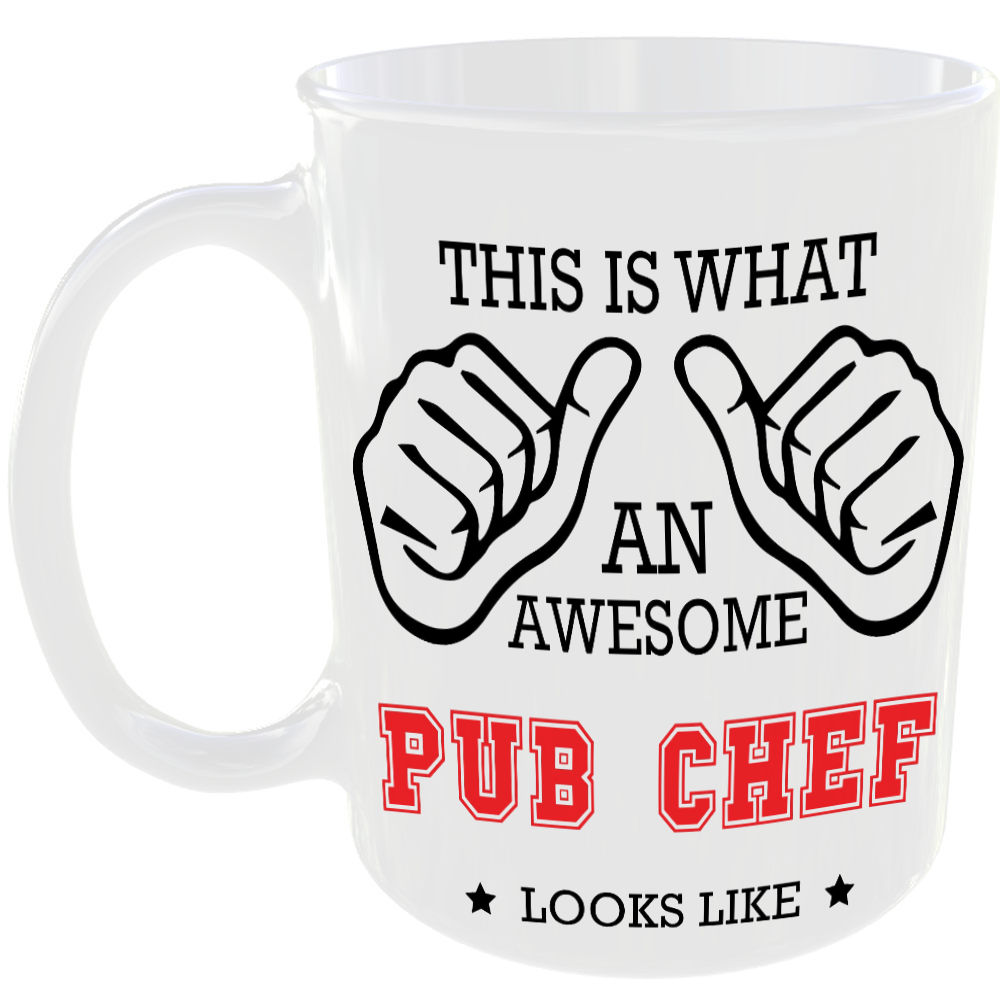 This is what an awesome Pub Chef looks like - gift mug
